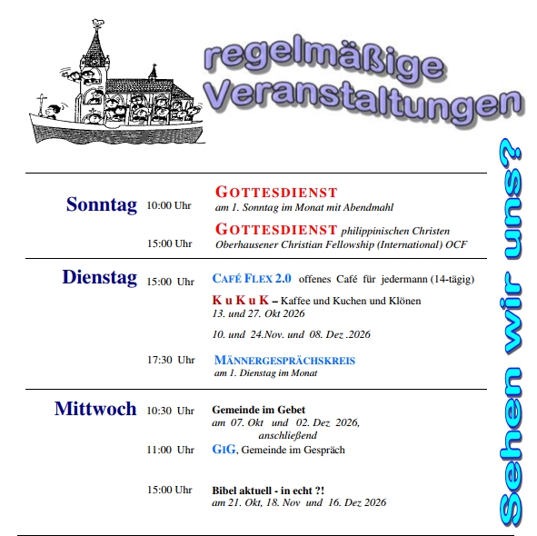 2026 10 12 regelmassige Veranstaltungen